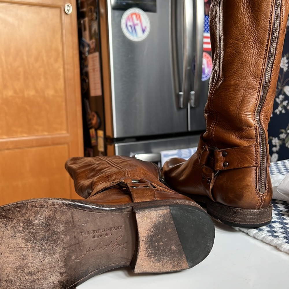 Frye Harness Riding Boots - Picture 4 of 4